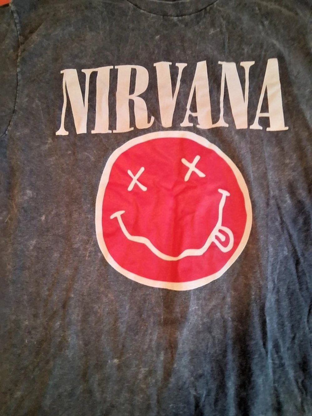 Nirvana Live '93 Tour Graphic T-Shirt Stonewashed 100% Cotton Size L - Picture 4 of 5